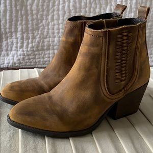 Western ankle boots